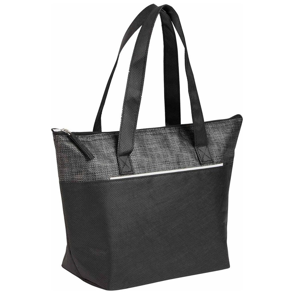 Bullet Black Mist Recycled 9-Can Non-Woven Tote Cooler