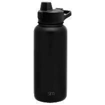 Simple Modern Midnight Black Summit Bottle with Flip Lid-32 Oz