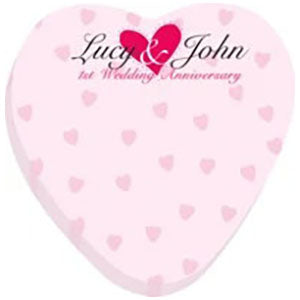 Souvenir White Sticky Note 3" x 3" Die Cut Pad, 25 sheet