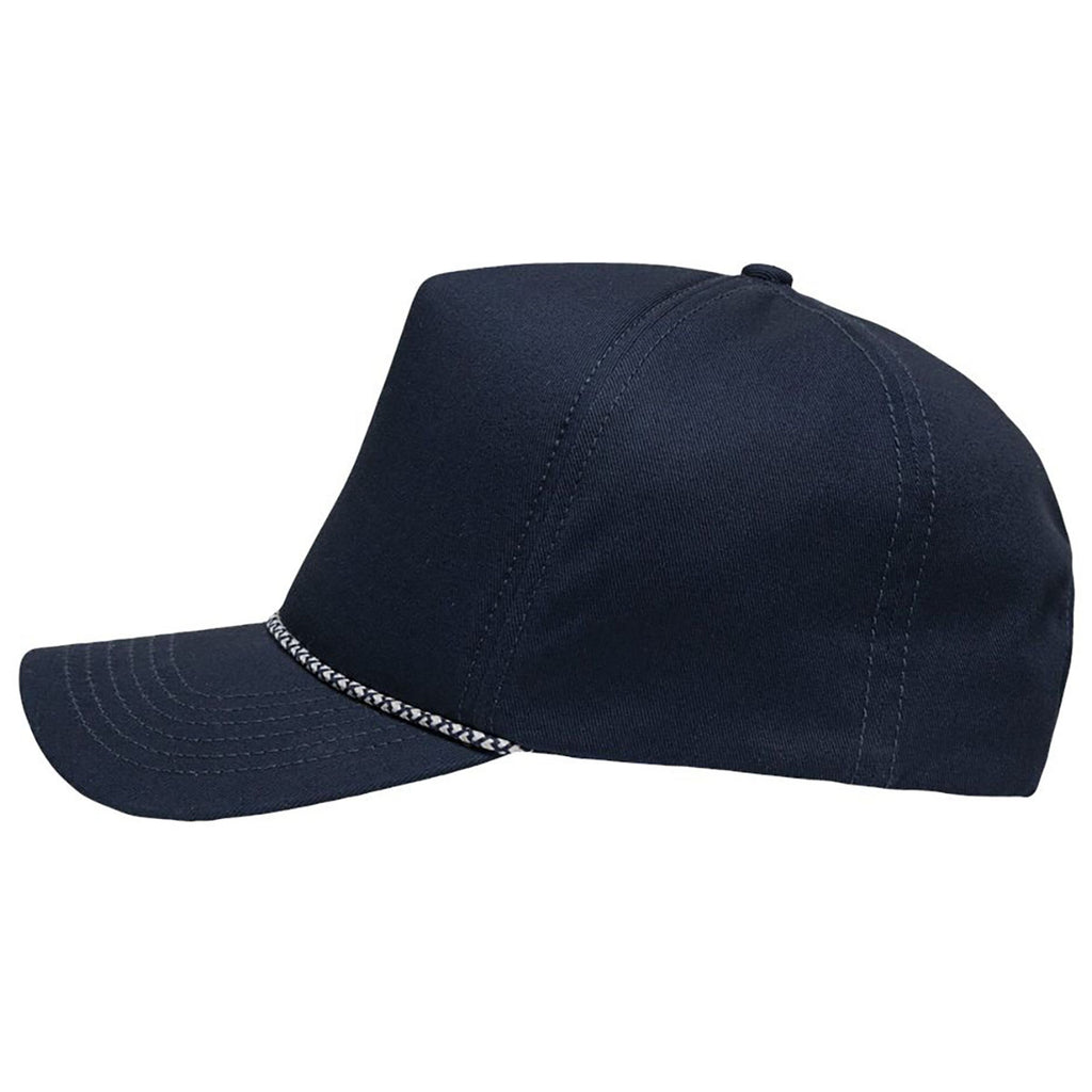 Sportsman Navy Five-Panel Rope Heritage Fit Cap