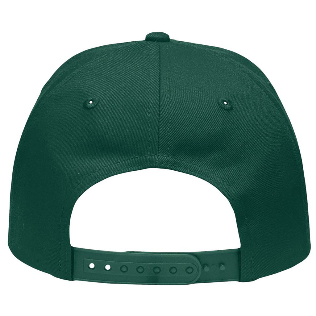 Sportsman Forest Green Lo-Pro Solid Back Traditional Trucker Cap