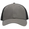 Sportsman Chino Grey/Black Lo-Pro Mesh Back Trucker Fit Cap