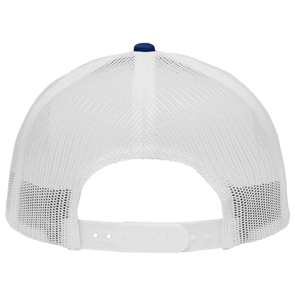 Sportsman Chino Royal/White Lo-Pro Mesh Back Trucker Fit Cap
