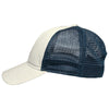 Sportsman Chino Stone/Navy Lo-Pro Mesh Back Trucker Fit Cap