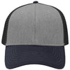 Sportsman Heather Grey/Charcoal/Navy Lo-Pro Mesh Back Trucker Fit Cap