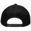 Sportsman X Hatch Black/Black Modern Six-Panel Trucker Fit Cap