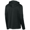 Sport-Tek Men's Black/ Deep Red Sport-Wick Fleece United Pullover Hoodie