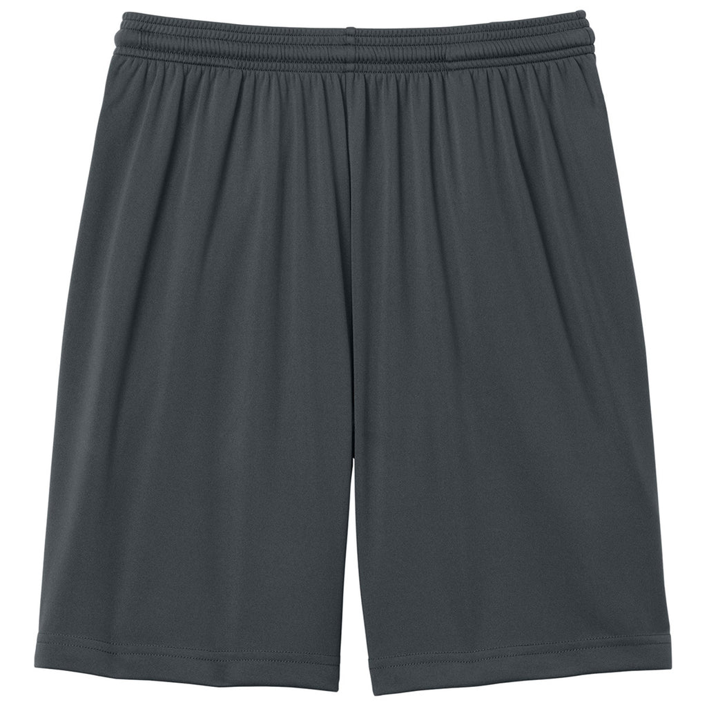 Sport-Tek Men's Iron Grey PosiCharge Competitor 7" Pocketed Short