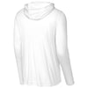 Sport-Tek Unisex White Posi-UV Pro Long Sleeve Hoodie