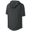 Sport-Tek Men's Iron Grey Club Short Sleeve Hoodie
