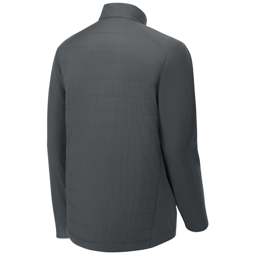 Sport-Tek Men's Iron Grey Teknical Hybrid Jacket