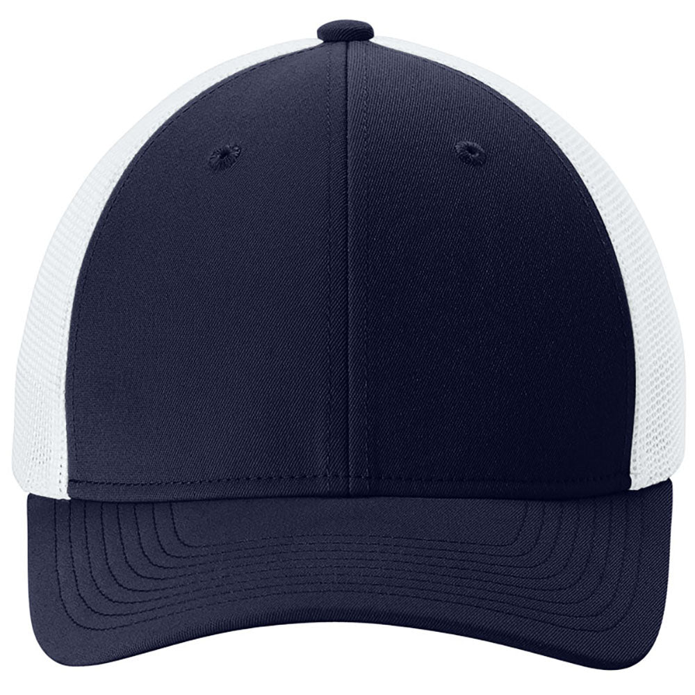 Sport-Tek True Royal/White Stretch-Tek Mesh Back Cap