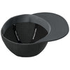 Sport-Tek Black Pro-Cut Stretch-Tek Cap