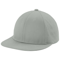 Sport-Tek Silver Pro-Cut Stretch-Tek Cap