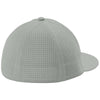 Sport-Tek Silver Pro-Cut Stretch-Tek Cap