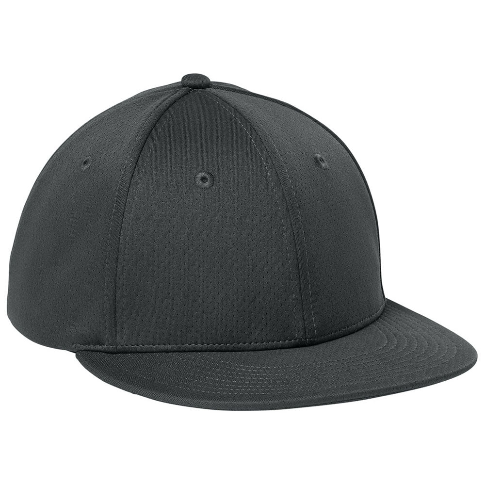 Sport-Tek Iron Grey Impact Mesh Stretch-Tek Cap