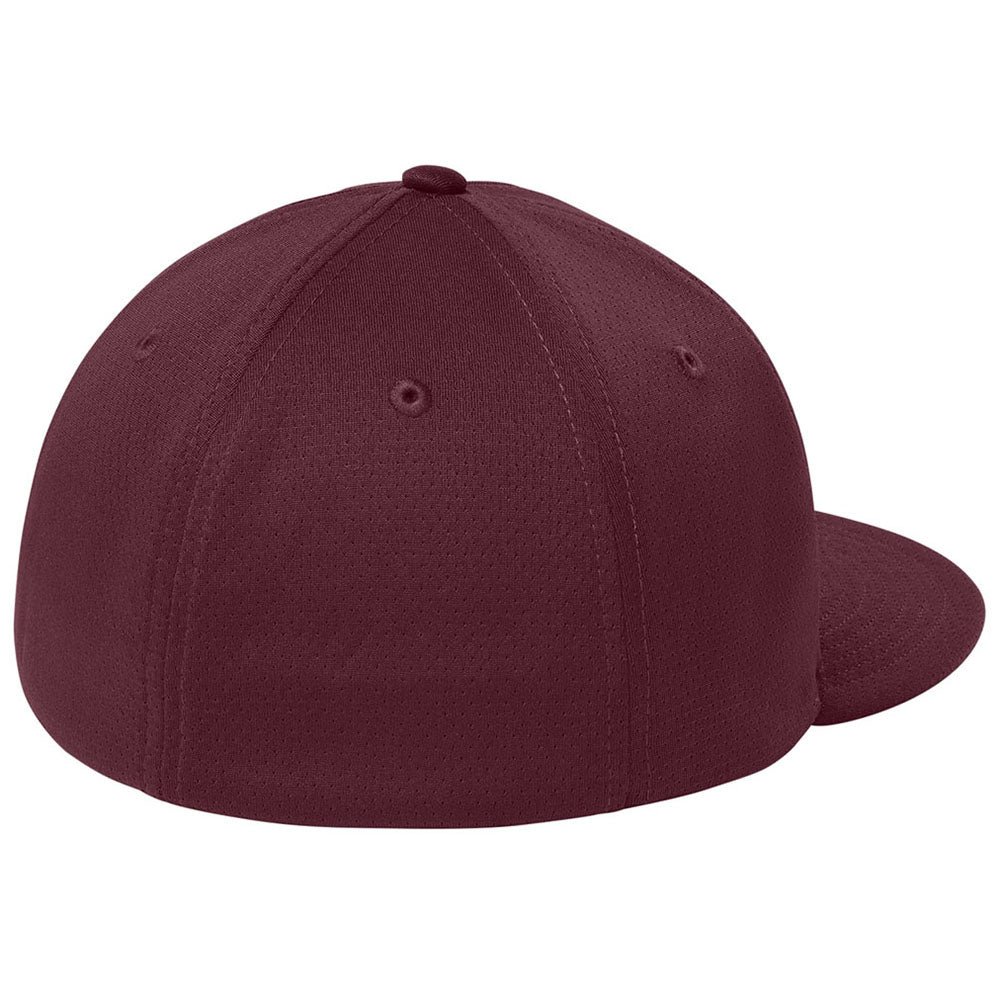 Sport-Tek Maroon Impact Mesh Stretch-Tek Cap