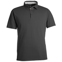 Swannies Men's Black Heather James H Polo