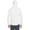 Swannies Golf Unisex White/Black Camden Hooded Pullover