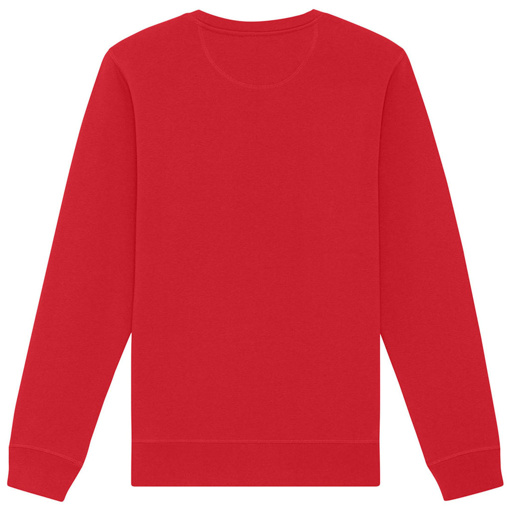 Stanley/Stella Unisex Red Roller Crewneck Sweatshirt