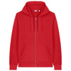 Stanley/Stella Unisex Red Mixer Full-Zip Hooded Sweatshirt