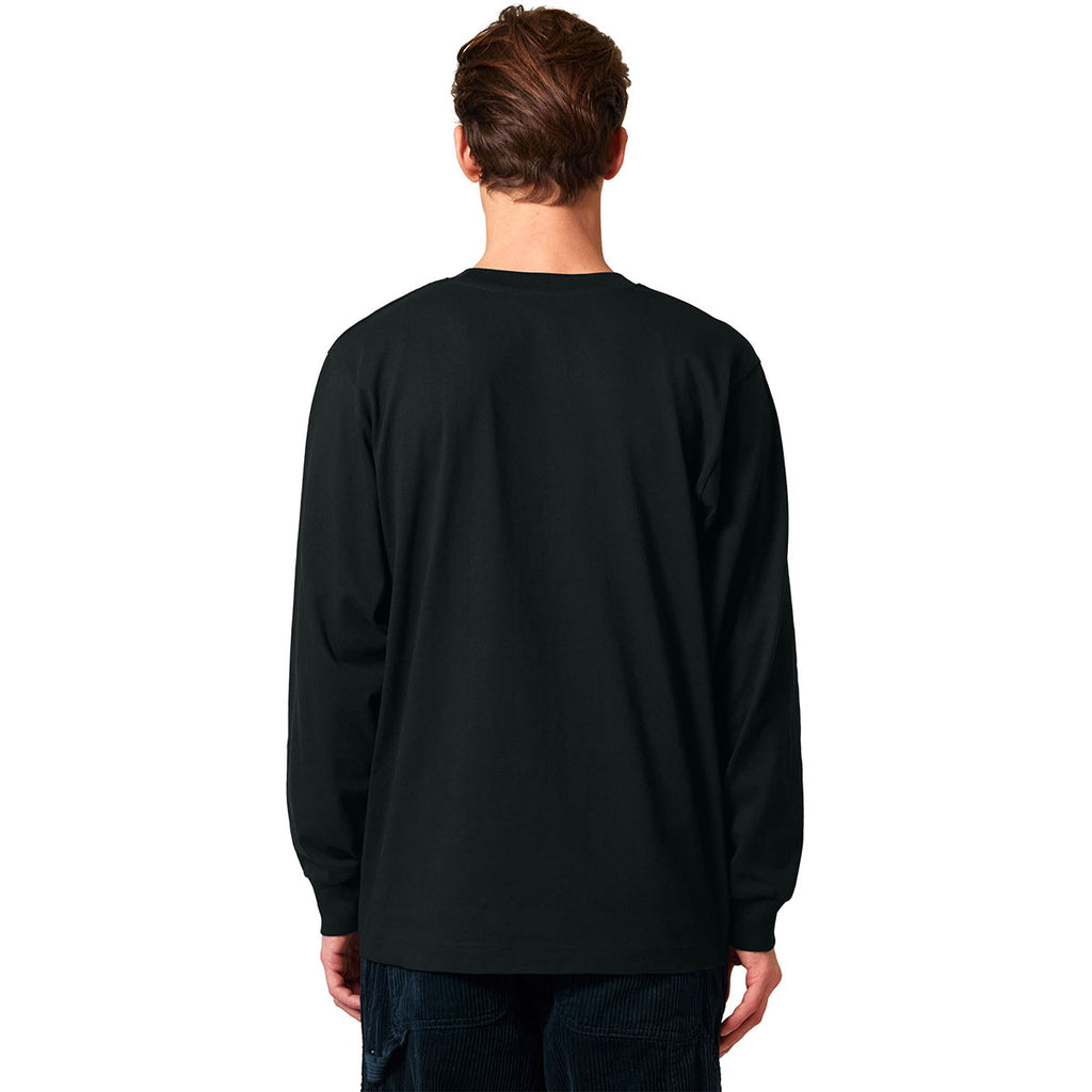 Stanley/Stella Unisex Black Freestyler Heavyweight Long Sleeve Tee