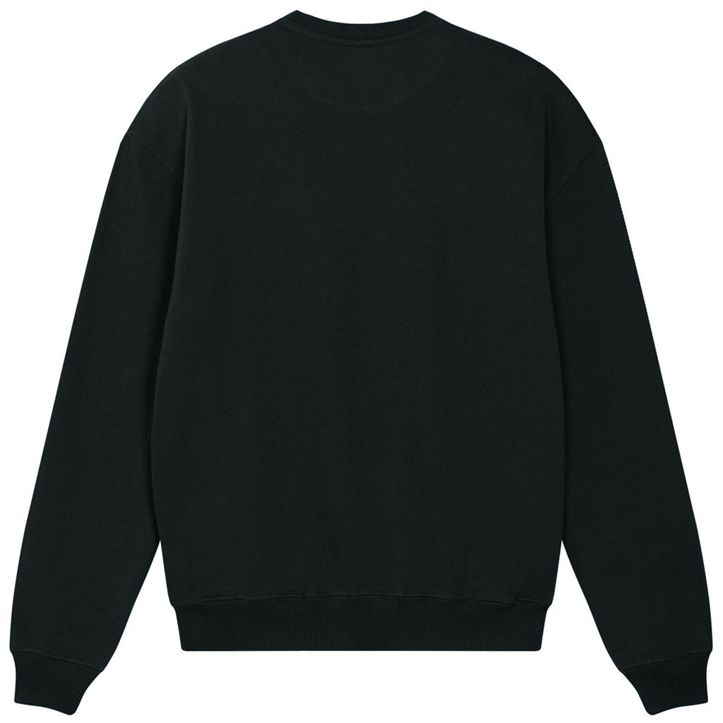 Stanley/Stella Unisex Black Ledger Dry Crewneck Sweatshirt