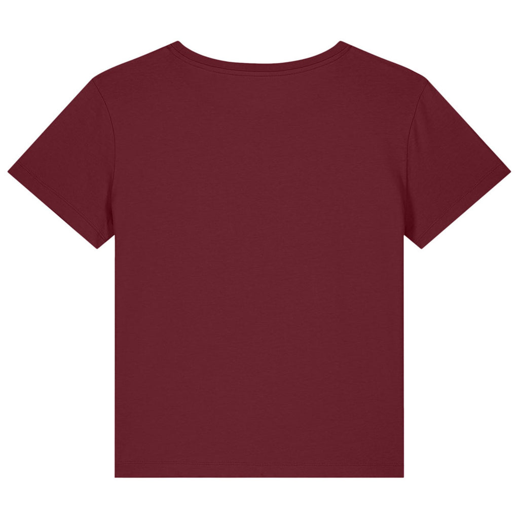 Stanley/Stella Women's Burgundy Stella Serena Scoop Neck Tee
