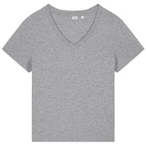 Stanley/Stella Women's Heather Grey Stella Isla V-Neck Tee