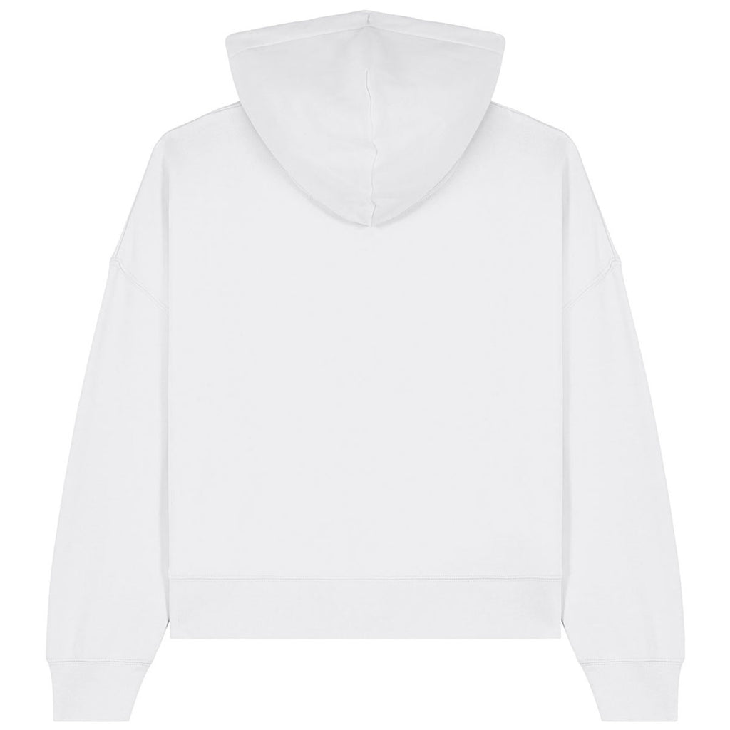 Stanley/Stella Women's White Stella Nora Hooded Sweatshirt