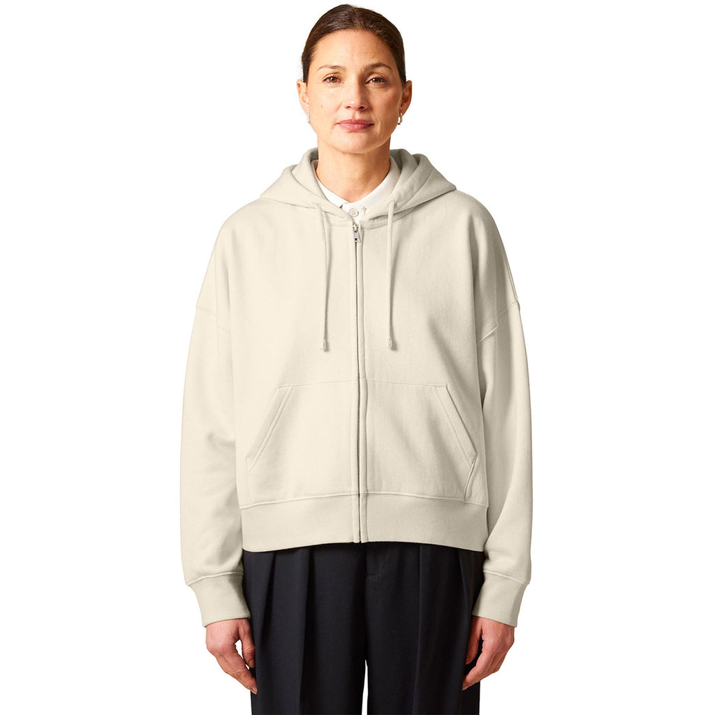 Stanley/Stella Women's Natural Raw Stella Ida Full-Zip Hooded Sweatshirt