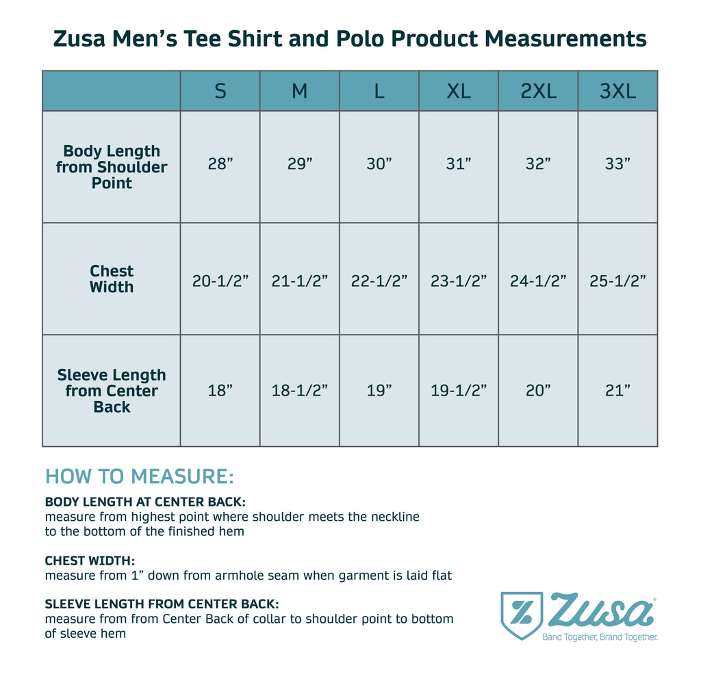 Zusa 3 Day Men's Charcoal Breezy Tee 2.0