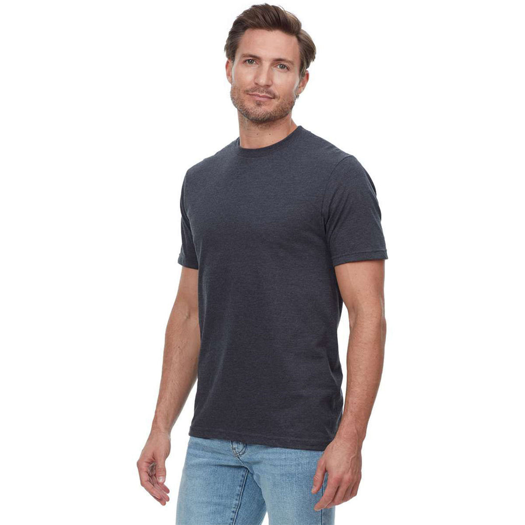 Threadfast Apparel Men's Heather Black Epic CVC T-Shirt