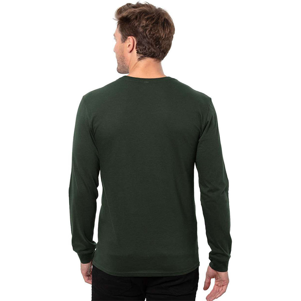 Threadfast Apparel Men's Forest Green Epic Long Sleeve T-Shirt