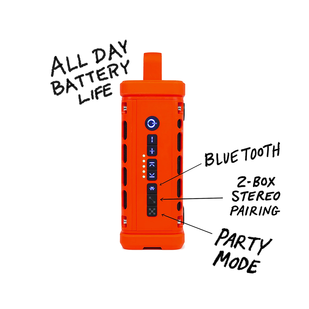 Turtlebox Orange Ranger Speaker