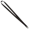 Snugz Black Lasso Lanyard with Heavy Duty Clip