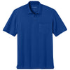 Port Authority Men's True Royal Tall Wearever Signature Pique Pocket Polo