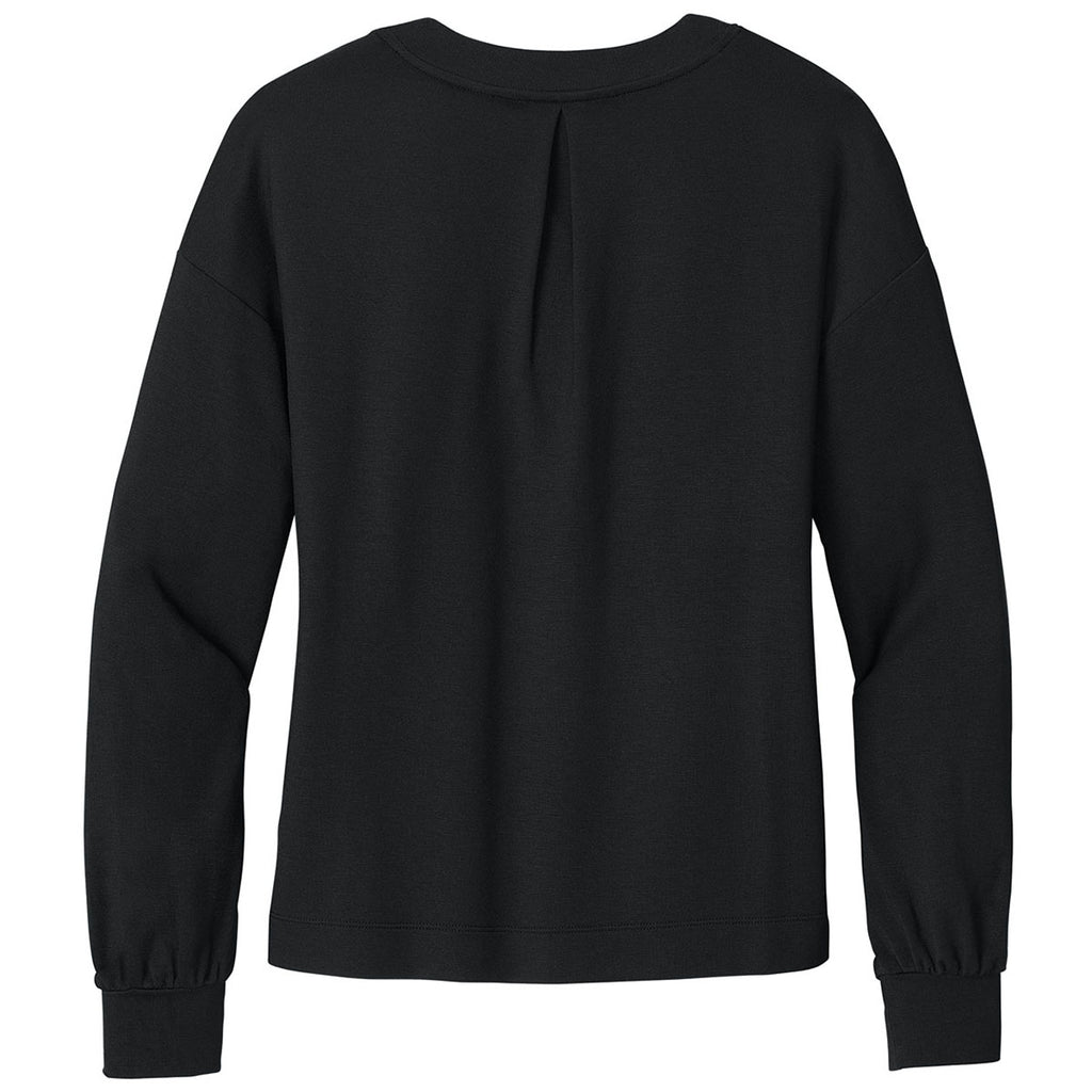 TravisMathew Women's Black Long Weekend V-Neck