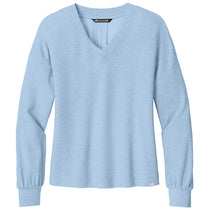 TravisMathew Women's Kentucky Blue Heather Long Weekend V-Neck
