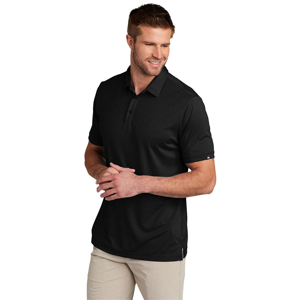 48-Hour TravisMathew Men's Black Coto Performance Polo