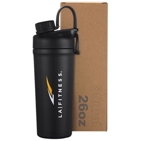 SnugZ Black Topeka 26oz Vacuum Shaker