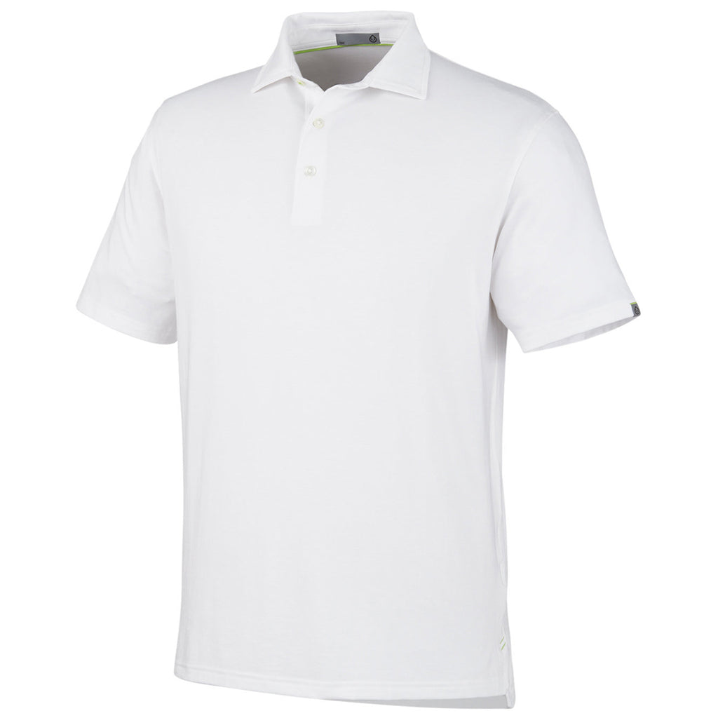 tasc Men's White Cloud Lightweight Polo