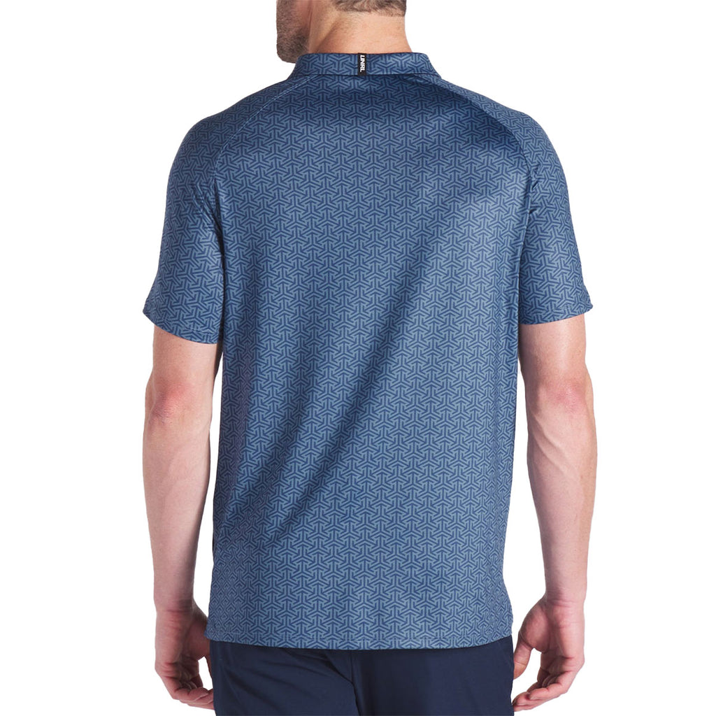 UNRL Men's Dusk Tessellation Polo