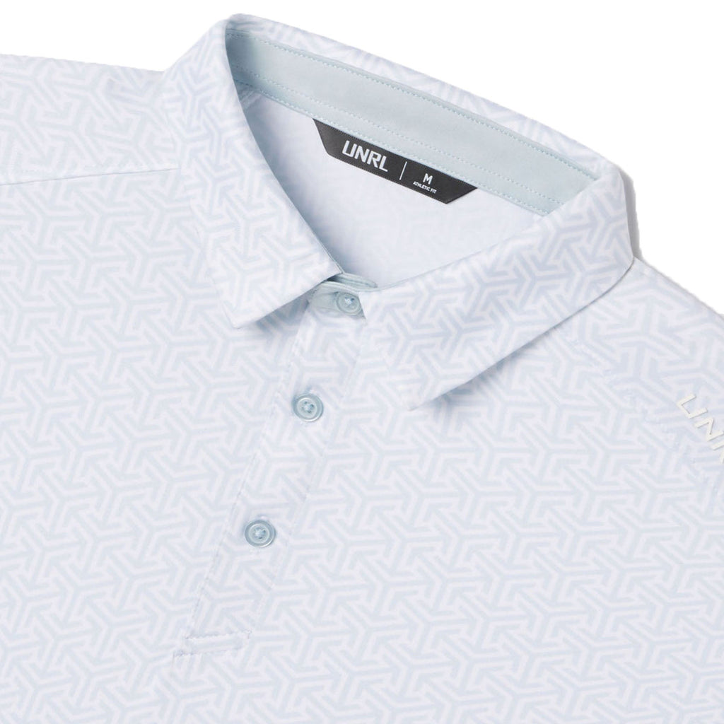 UNRL Men's Glacier Tessellation Polo