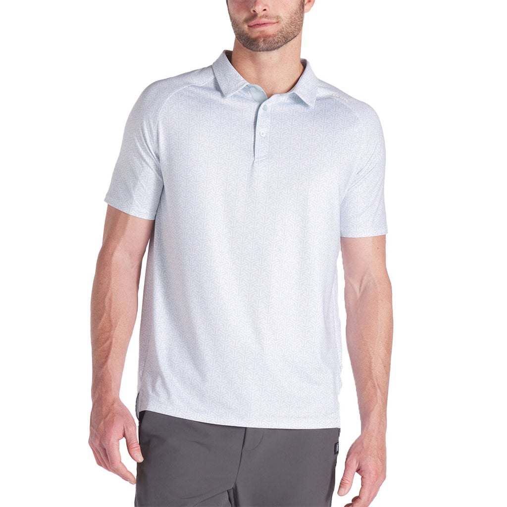 UNRL Men's Glacier Tessellation Polo