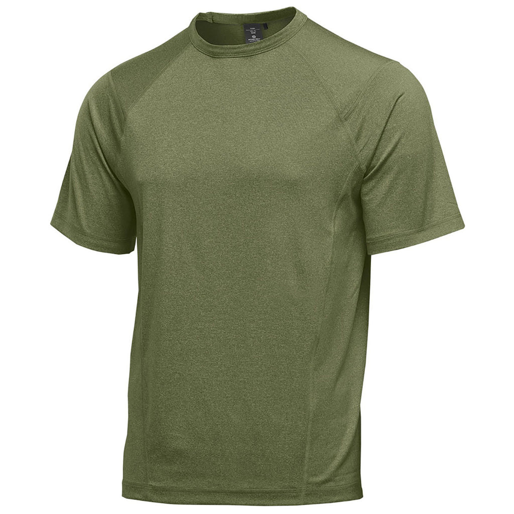 Stormtech Men's Sage Green Heather Volante H2X-DRY Short Sleeve Tee