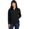 tentree Women's Meteorite Black Space Dye Fleece 1/4-Zip