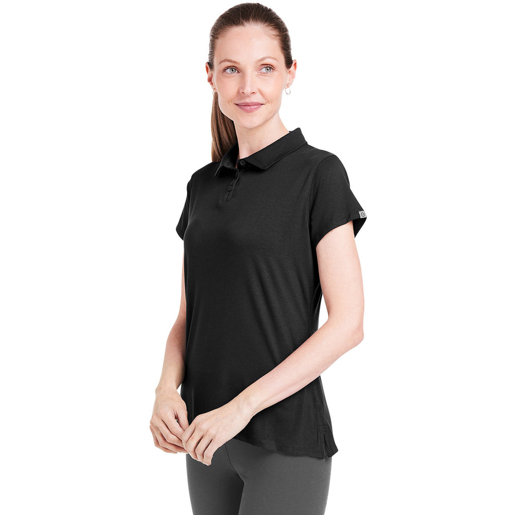 tasc Women's Black Air Lightweight Polo