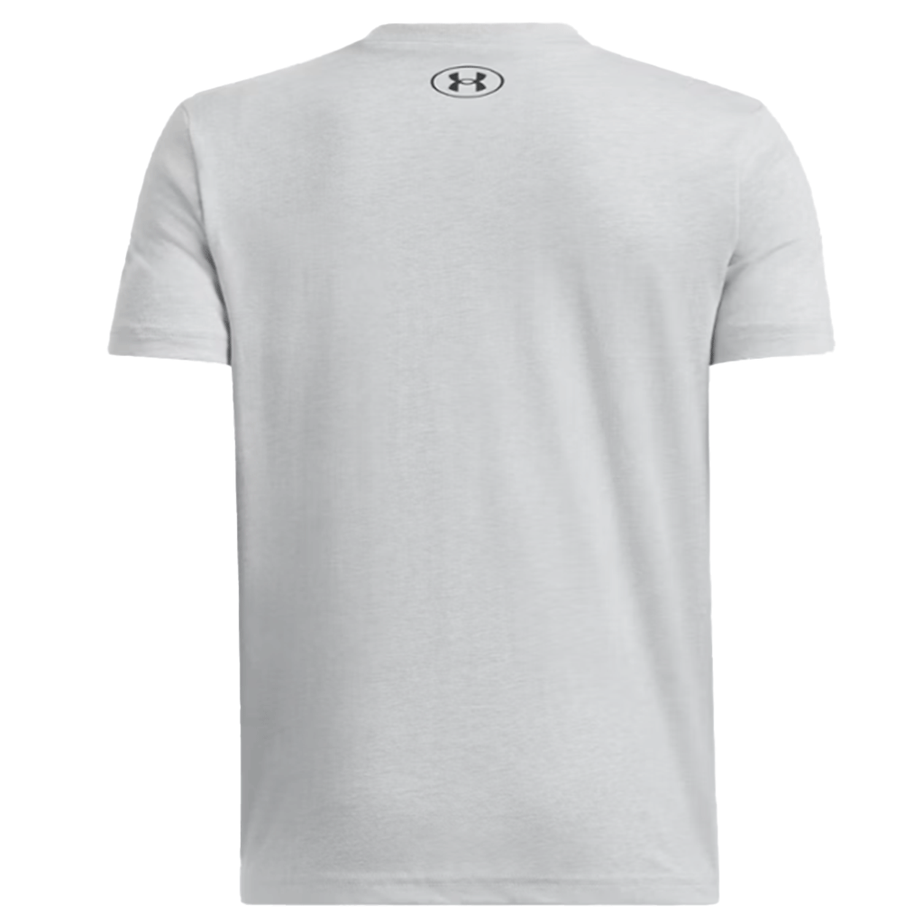 Under Armour Boy's Mod Gray Light Heather/Black Short Sleeve