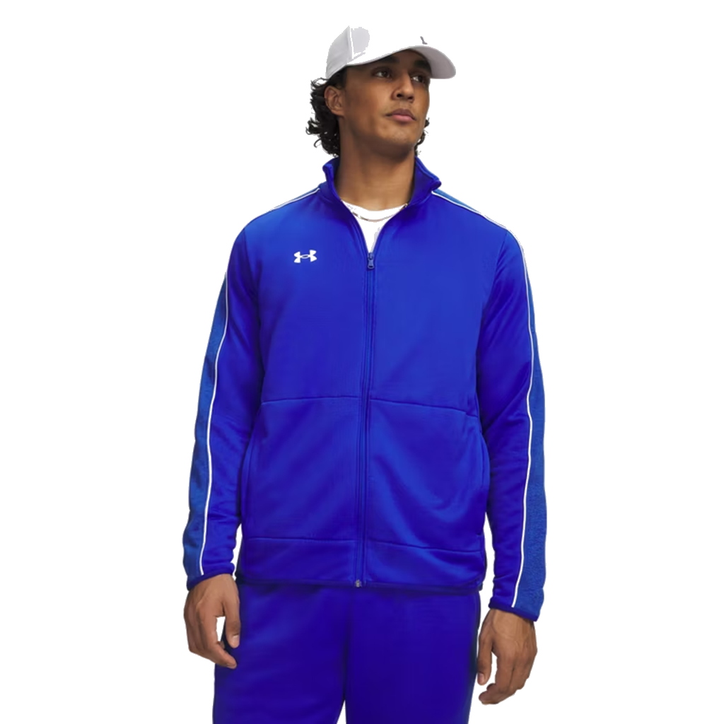 Under Armour Men's Team Royal/White UA Command Full Zip Warm Up